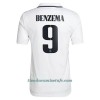 Camiseta de fútbol Real Madrid Benzema 9 Primera Equipación 2022-23 - Hombre